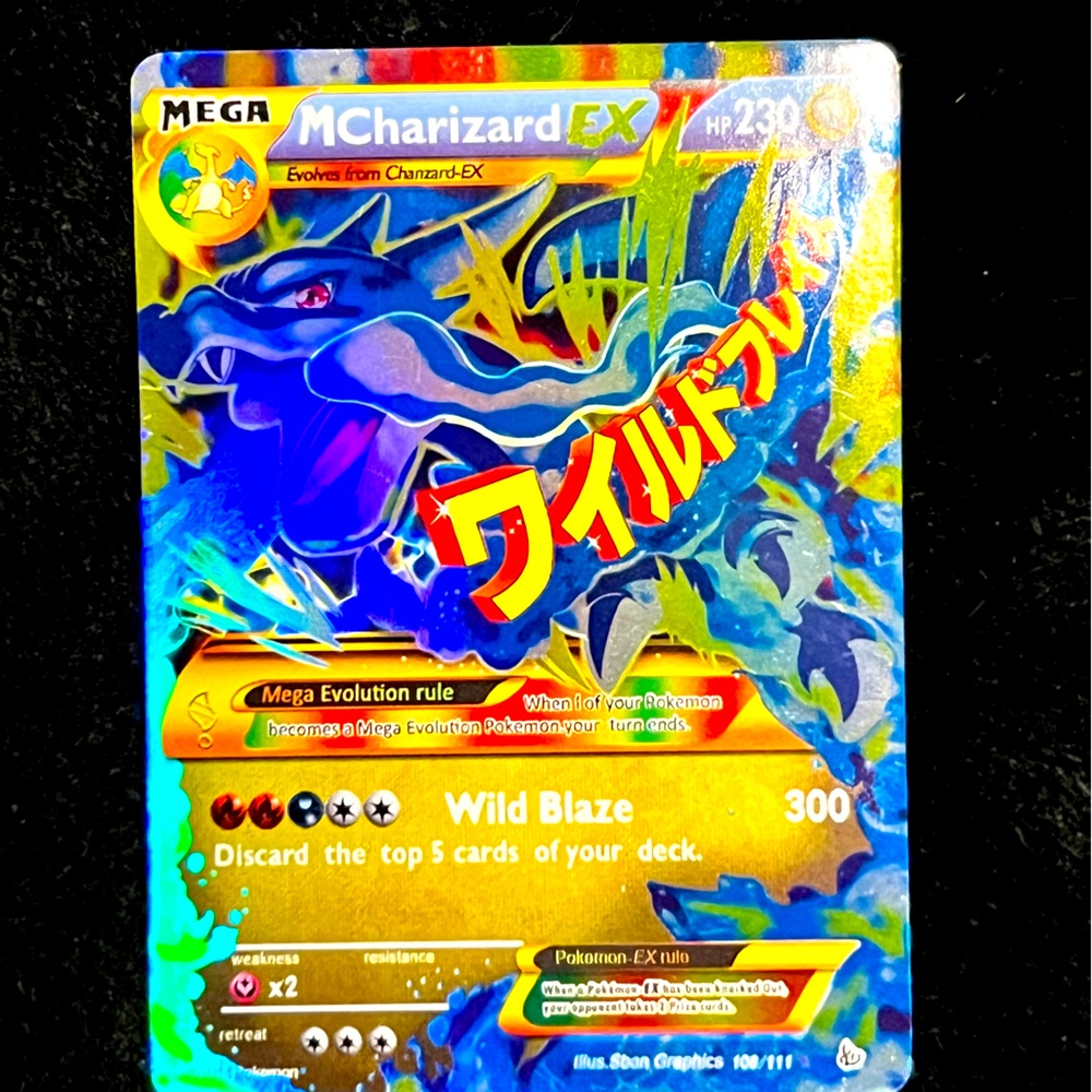 Legendary Pokémon M Charizard, Ultra Rare Holo, Full Art, WildBlaze 108/111